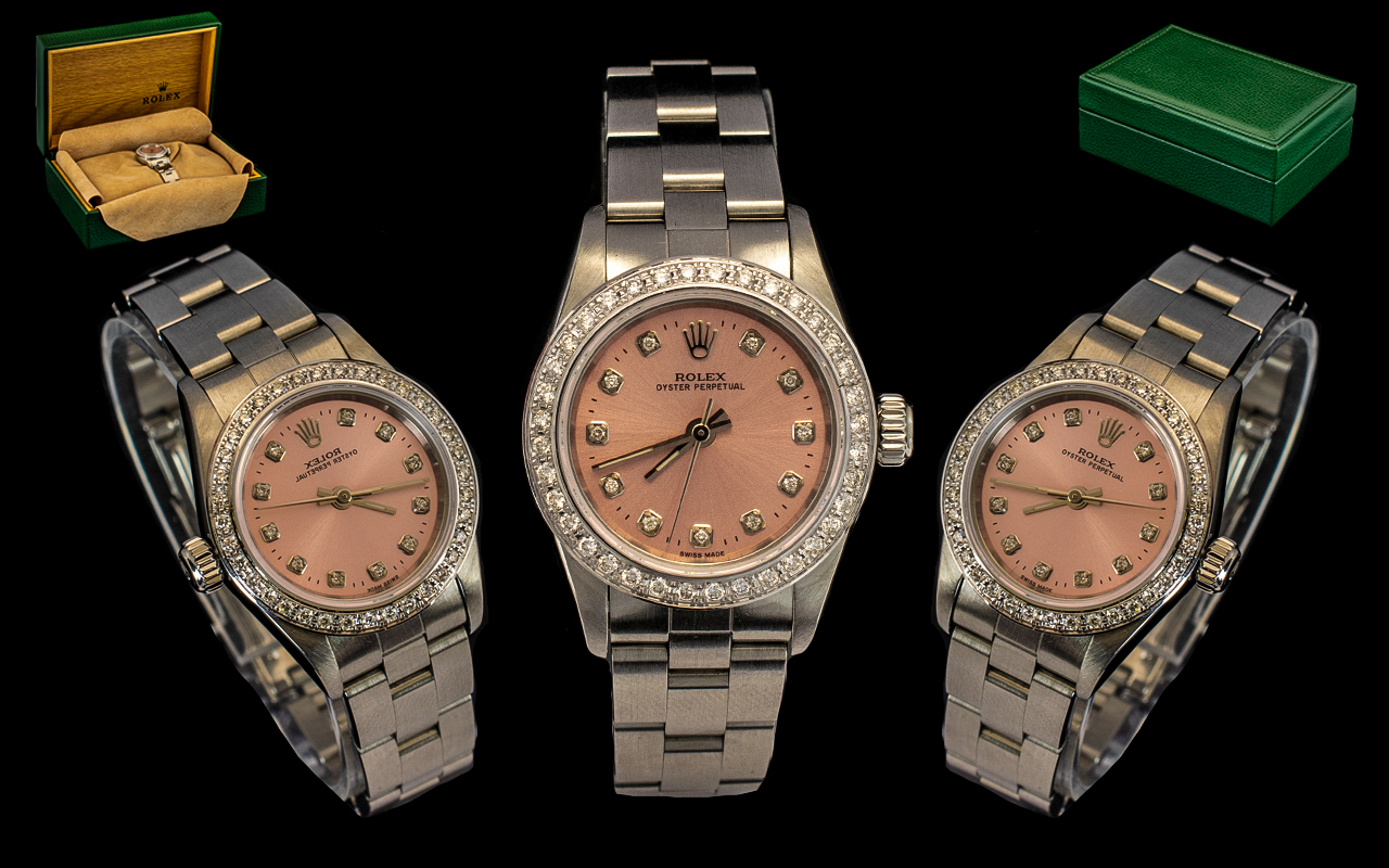 Rolex - Ladies Steel Oyster Perpetual Wr