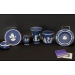 Wedgwood Portland Blue Assorted Pieces.