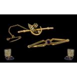 Victorian Period Attractive Pair of 9ct