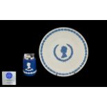 Wedgwood Blue Jasper Silver Jubilee Coro