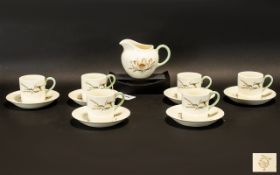 A Wedgwood Creamware Set of Coffee Canis