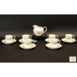 A Wedgwood Creamware Set of Coffee Canis