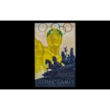 Vintage Posters and Olympic Icons Interest Franz Wurbel (1896) Germany Berlin 1936 Olympic Games