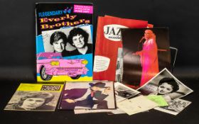 Pop Music Autographs A very nice collection of signatures on programmes, photos etc to include The