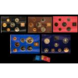 Collection Of Coin Sets. To include Proof set 1982 Coinage of Great Britain & Northern Ireland,