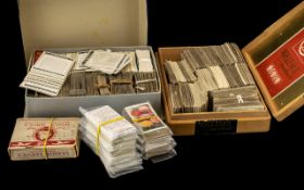 Large Shoe Box of Cigarette Cards & The Like. Some very old and unusual.