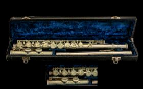 Louis Model A Flute. A Louis Flute made for Rudall Carte London, comes in fitted case, please see