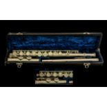 Louis Model A Flute. A Louis Flute made for Rudall Carte London, comes in fitted case, please see