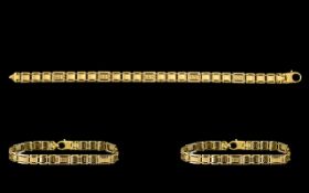 14ct Gold Well Made Nice Quality Bracelet marked for 14ct gold, lovely design. Length of bracelet