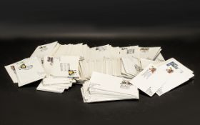Around 500 Pristine Commemorative Stamp Covers from the late 1970's early 1980's. Addressed to the