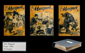 A Folder Containing a Quantity of The Magnet Magazines. c1936. Contains 35 issues. Includes Any Port