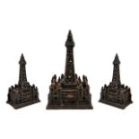 A Novelty Cast Iron Money Bank/Box depicting Blackpool Tower. Faint registration number to base.