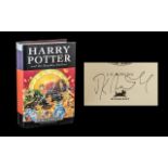 Harry Potter & The Deathly Hallows' Amazing First Edition Book Signed By J K Rowling. This is