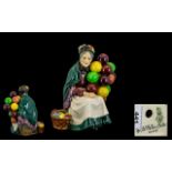 Royal Doulton Early Handpainted Figure 'The Old Balloon Seller' HN1315. Designer L Haradine. First