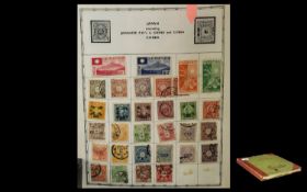 Old Abbey Stamp Album Containing Many Hundreds of High Value Stamps. Includes GB George Vth 2/6d and