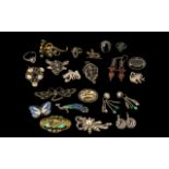 A Very Good Collection of Assorted Silver Jewellery and a Few Pieces of Costume Jewellery - The