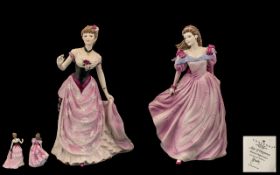 Coalport Handpainted Figurines (2). 1.