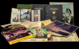 Collection of Albums & Vintage Books to include a complete set of four volumes of the Gilbert &