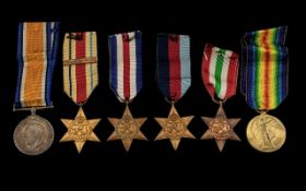 World War II Father and Son Collection of Military Medals - awarded to R.C. Mackie. 1. Africa Star