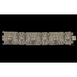 18ct White Gold Large & Impressive Diamond Set Bracelet Circa 1950s. Set with round brilliant cut