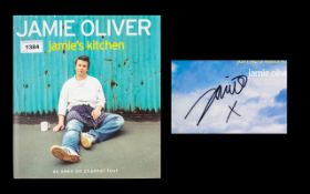 'Jamie Oliver Jamie's Kitchen' Nice First Edition Hard Back Book Signed By Jamie Oliver. This is