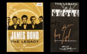 'James Bond The Legacy' Outstanding First Edition Large Hardback Book Signed By Sean Connery, George