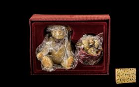 The Steiff Collection by Enesco Boxed Millennium Bear Limited Edition complete with small Limited