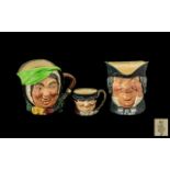 Collection of Royal Doulton Character Toby Jugs comprising 'Sairey Gamp' measuring approx 6.5''