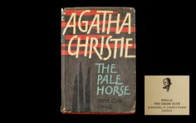 Agatha Christie Hard Back Book 'The Pale Horse' published by Collins in 1963. Cover worn.