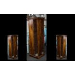 Wood CD Spinner Rack to contain CD collection, measures 43'' x 13.5'' x 13.5''. Please see