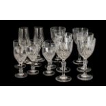 Collection of Crystal Glasses to include