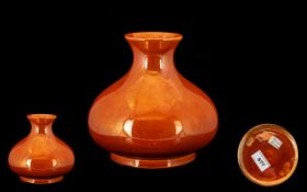 Vintage Moorcroft Flambe Squat Vase in A