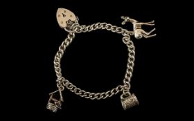 Silver Charm Bracelet. Silver charm brac