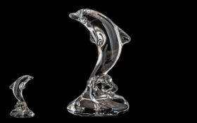 Art Glass - Crystal Dolphin by Crystal S