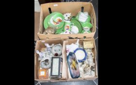 Two Boxes of Miscellaneous Pottery inclu