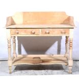 Vintage pine washstand