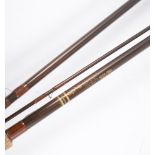 A quantity of carbon fibre fishing rods