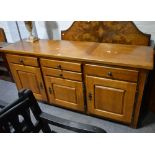 Modern oak sideboard