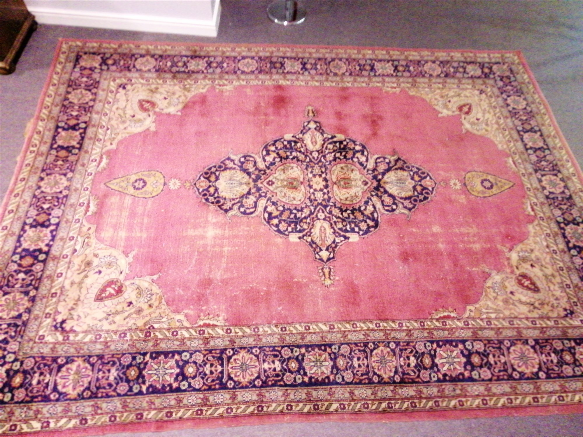 A large Persian carpet