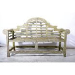 Lutyens design garden seat,, weathered