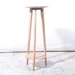 Limed oak two-tier stand