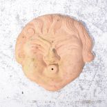 Terracotta garden mask