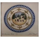 James Everett Kessell, Christmas Plate 1976 design, ...