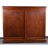 Large VIctorian oak cupboard