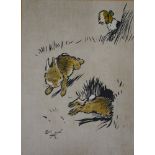 After Cecil Aldin, Puppy Discoveries, three modern prints, together with a collection of other