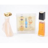 A selection of vintage perfumes, including 'Organza Incedence' by Givenchy, 'Kyoto' by Kanebo,