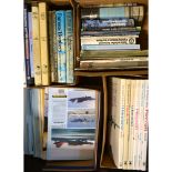 A large quantity of reference books and magazines,
