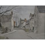 Stanley Orchart, Cogenhoe, watercolour, signed and dated 70, 34x45cm.