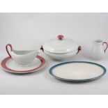 Collection of Wedgwood dinnerware, including Windsor Grey and Blue Pacific.