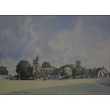 Stanley Orchart, Cavendish, Suffolk, watercolour, signed and titled, dated 1972, 34x46cm.